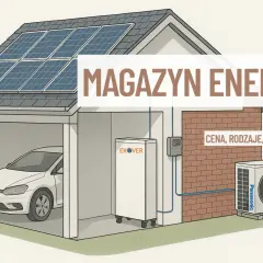 Magazyn energii 10 kW na ile wystarczy? Dom z panelami słonecznymi, samochodem elektrycznym i magazynem energii.