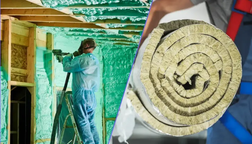 Piana PUR kontra wełna mineralna: wybór materiałów izolacyjnych do budowy domu.
