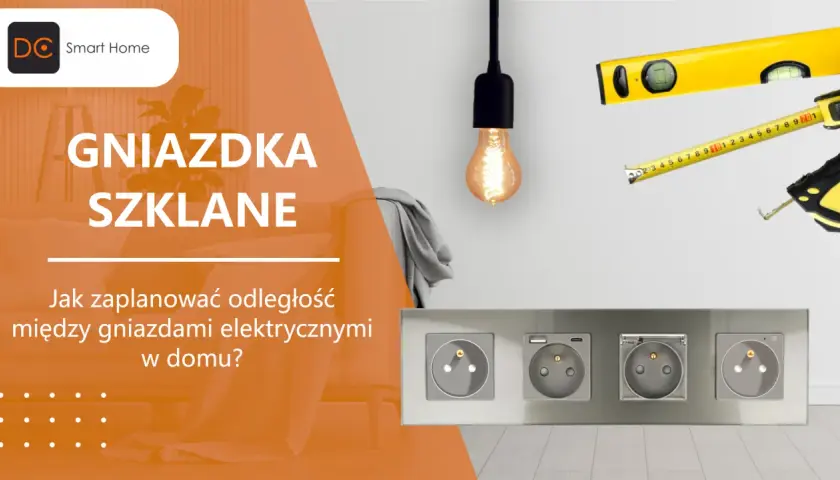 Planowanie rozstawu puszek elektrycznych w domu. Miarka i poziomica pomogą w precyzyjnym montażu gniazdek.