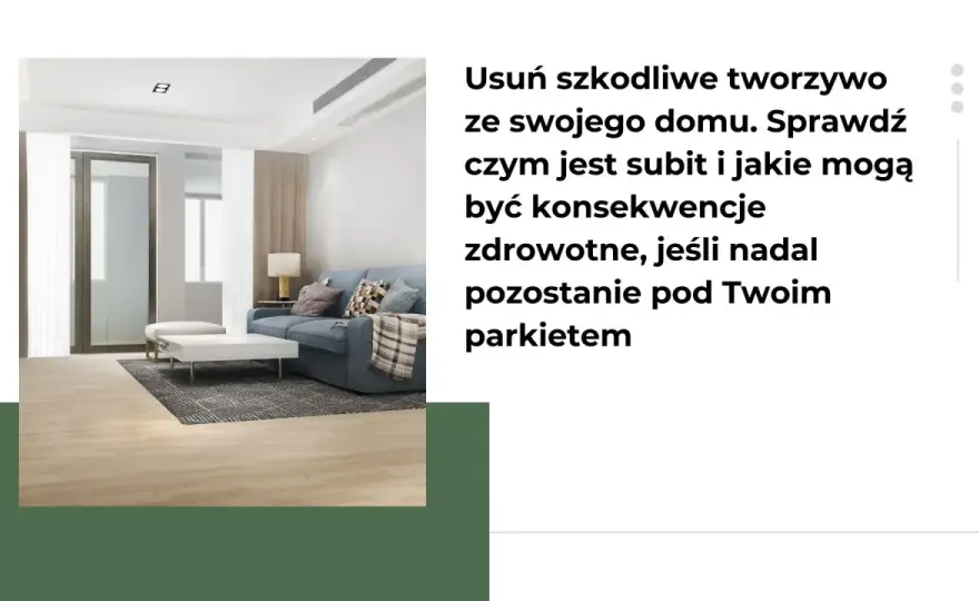 Subit pod parkietem - rozpoznaj, usuń bezpiecznie, poznaj koszty