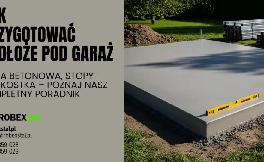Płyta fundamentowa pod garaż - wybór na lata? Koszty i budowa 2026