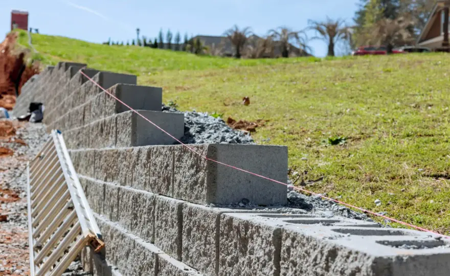 Mur oporowy z bloczków betonowych - Jak zbudować i ile kosztuje?