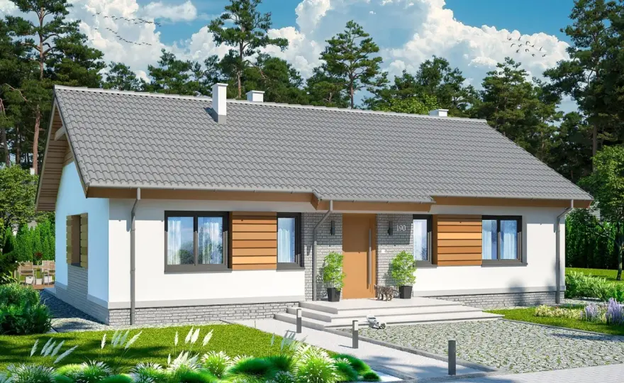 Projekt domu Aster - czy ten parterowiec jest dla Ciebie?