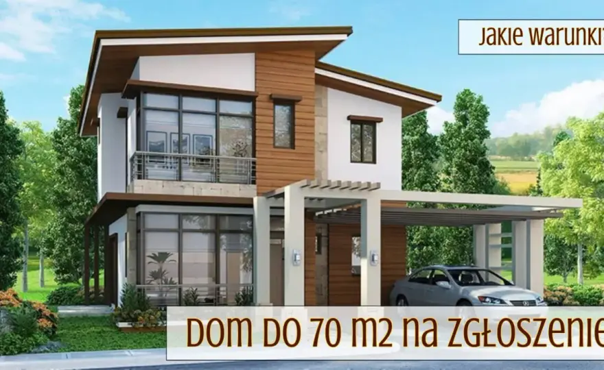 Jak zbudować budynek rekreacji indywidualnej 70m2 na zgłoszenie?